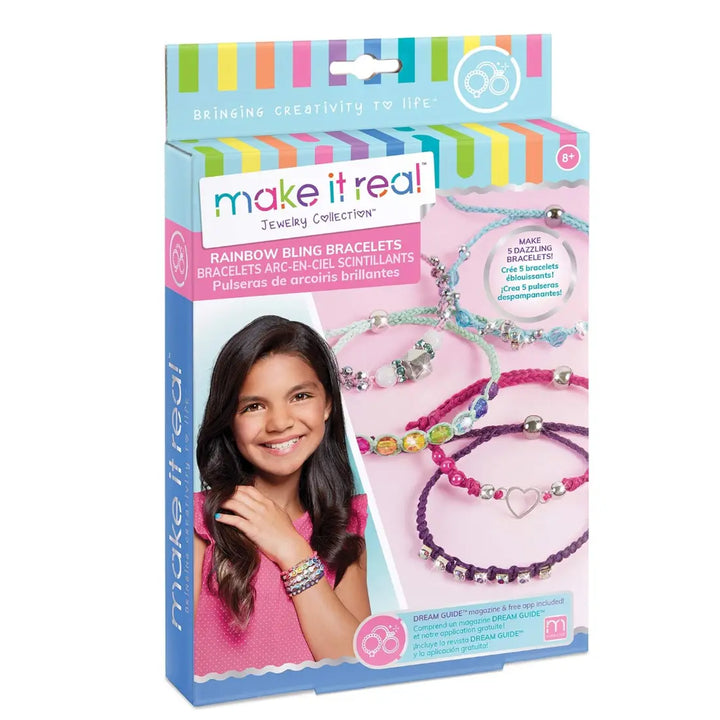 Make It Real Rainbow Bling Bracelets