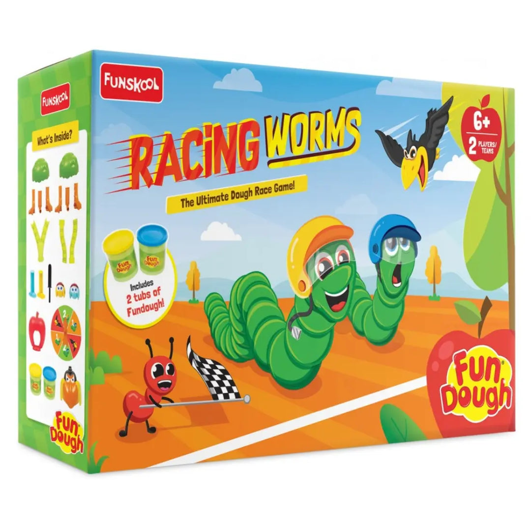 Fun Dough Racing Worms