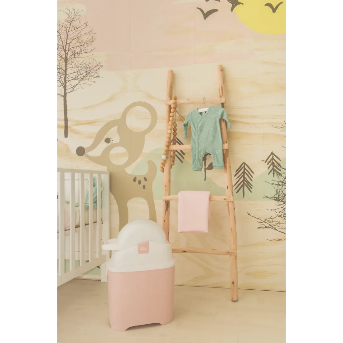 Diaper Champ ONE Standard - Odourless Diaper Pail (Old Pink)