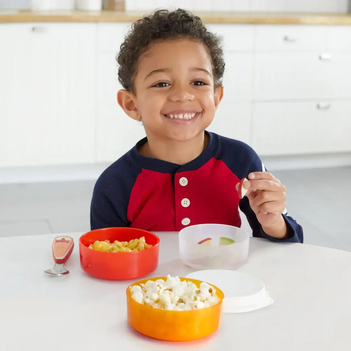 Skip Hop Zoo Smart Serve Non-Slip Bowls (Fox)