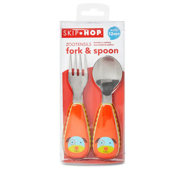 Skip Hop Zoo Utensils Fork & Spoon (Dog)