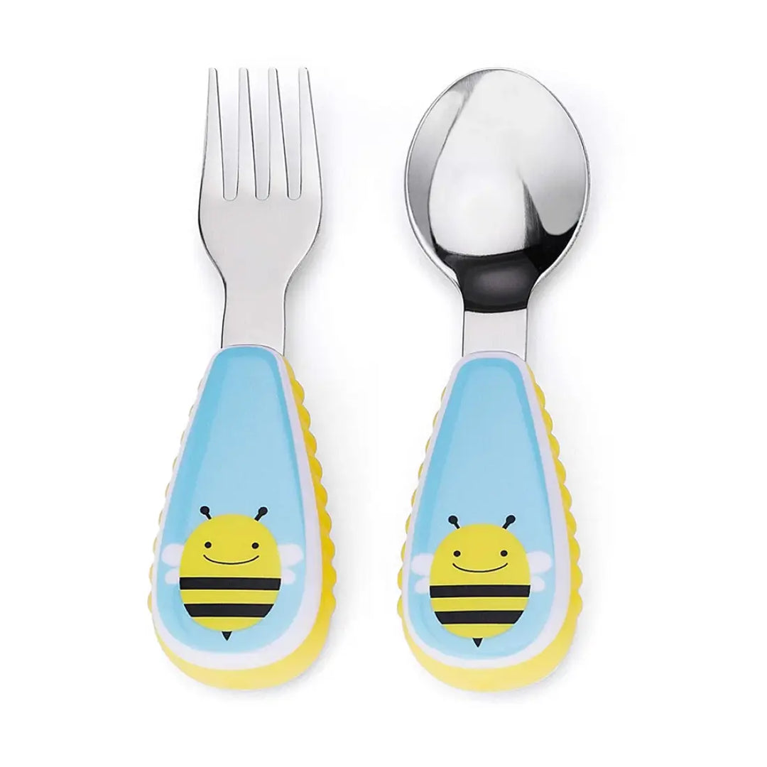 Skip Hop Zoo Utensils Fork & Spoon (Bee)