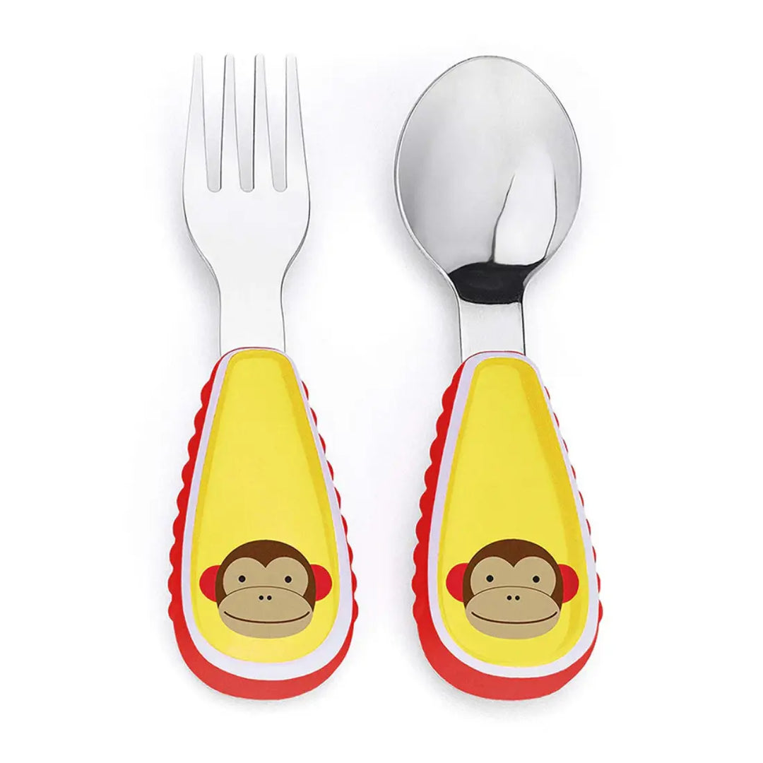 Skip Hop Zoo Utensils Fork & Spoon (Monkey)