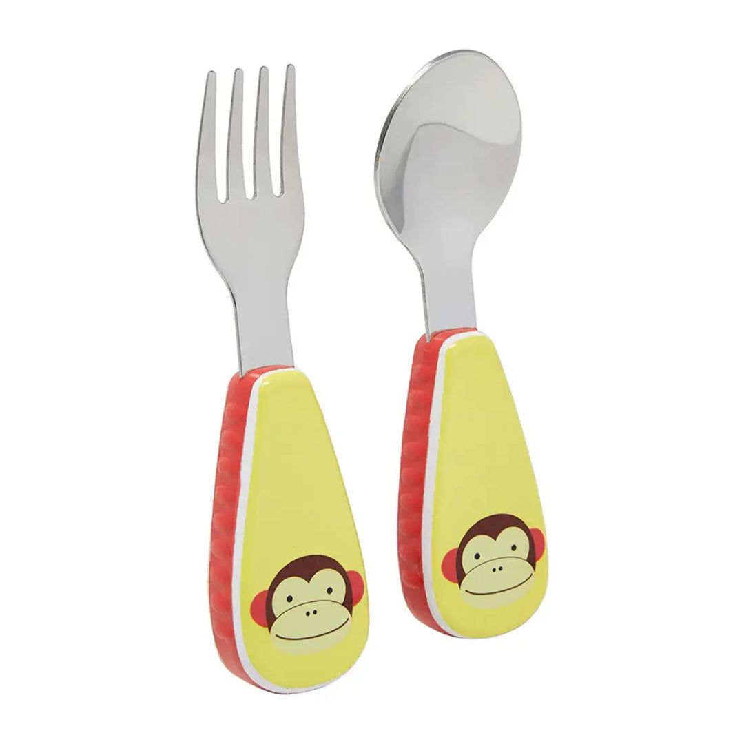 Skip Hop Zoo Utensils Fork & Spoon (Monkey)