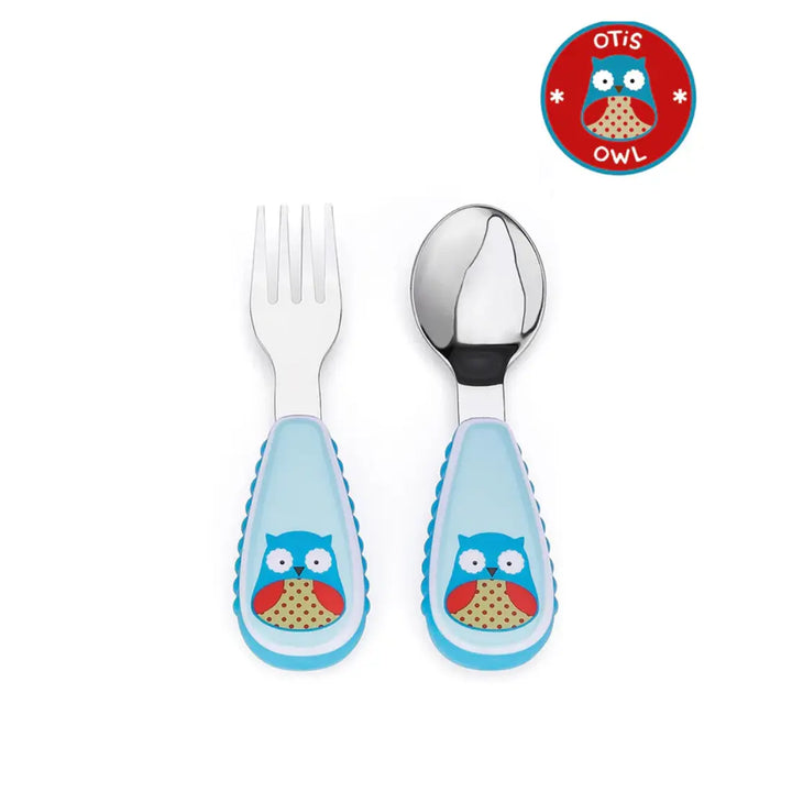 Skip Hop Zoo Utensils Fork & Spoon (Owl)