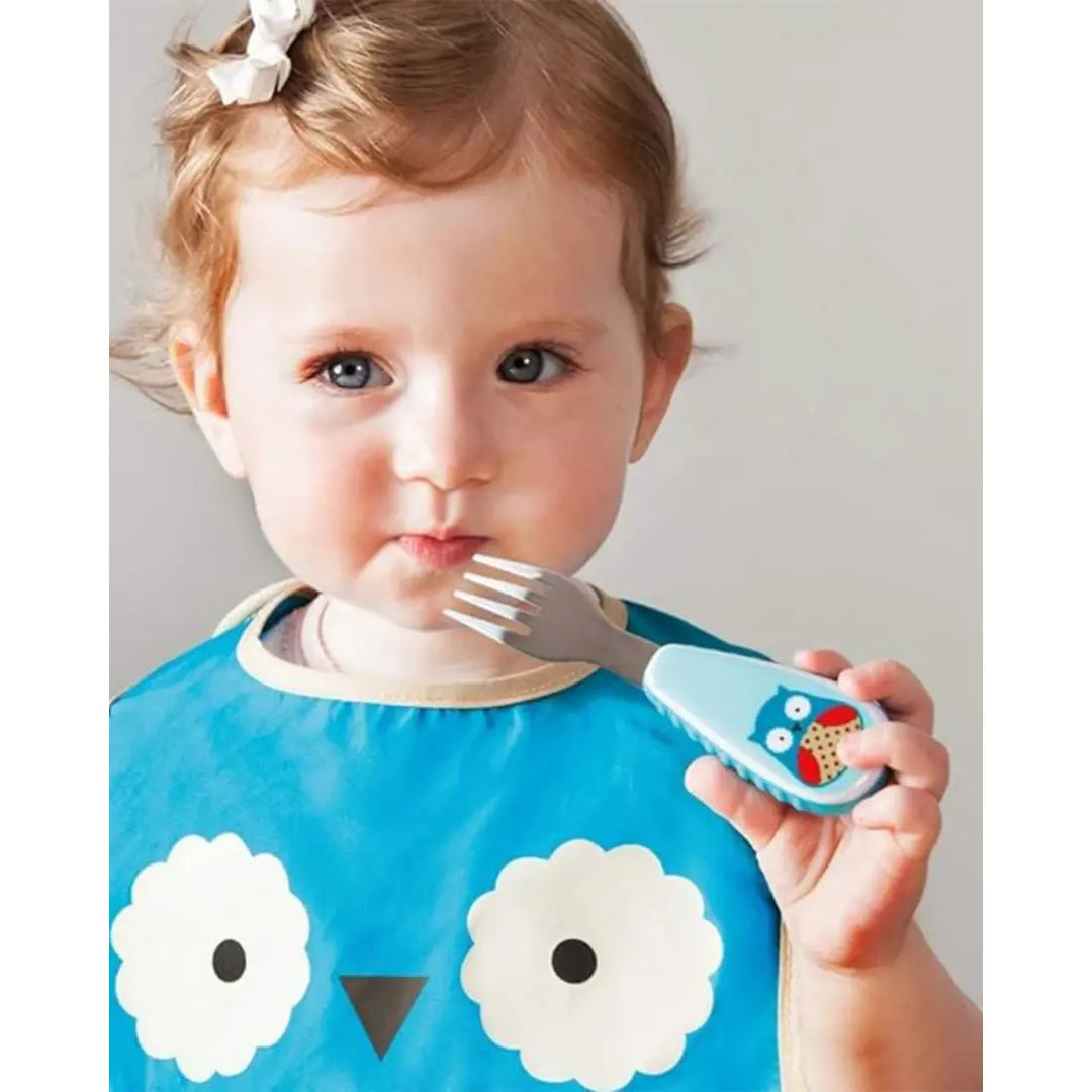 Skip Hop Zoo Utensils Fork & Spoon (Owl)