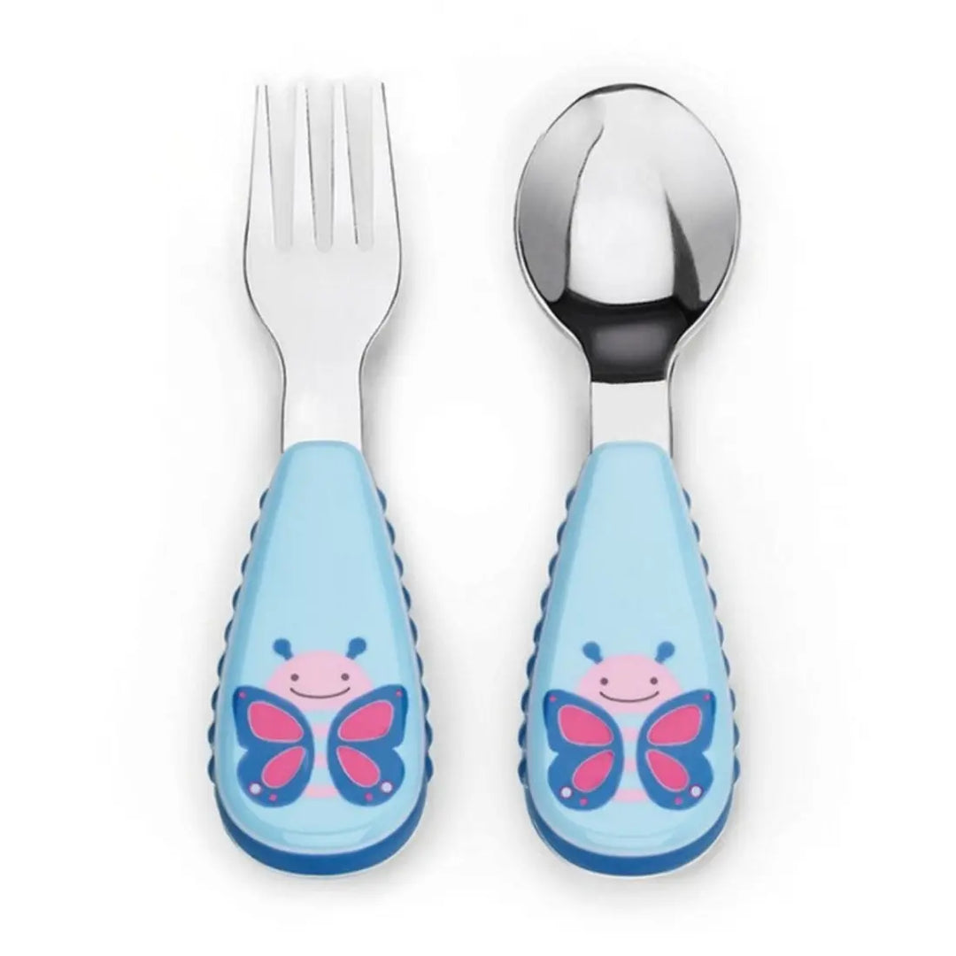 Skip Hop Zoo Utensils Fork & Spoon (Butterfly)