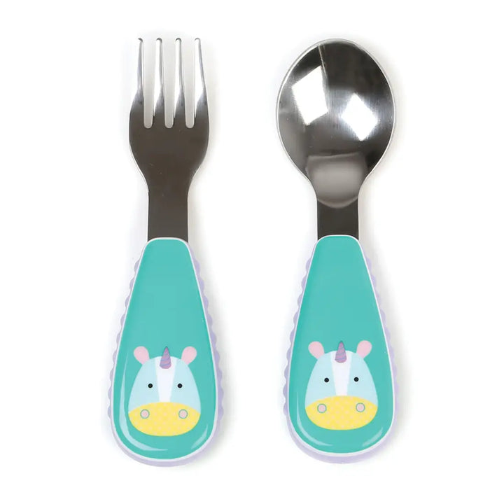 Skip Hop Zoo Utensils Fork & Spoon (Unicorn)