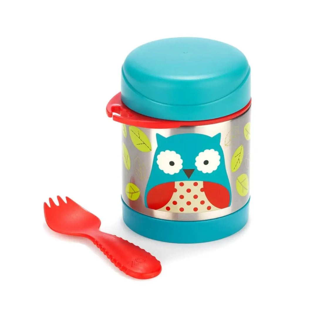 Skip Hop Zoo Insulated Little Kid Food Jar (Owl)