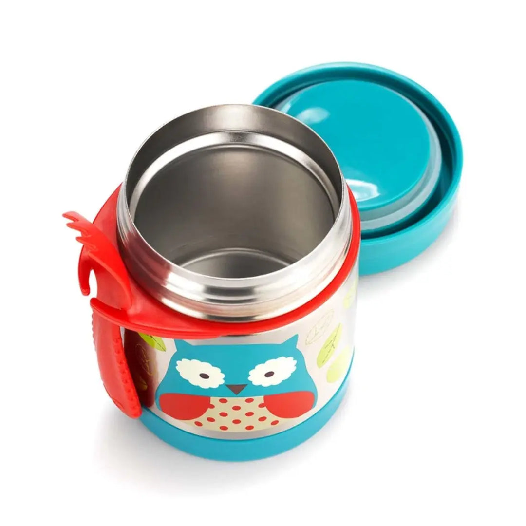 Skip Hop Zoo Insulated Little Kid Food Jar (Owl)