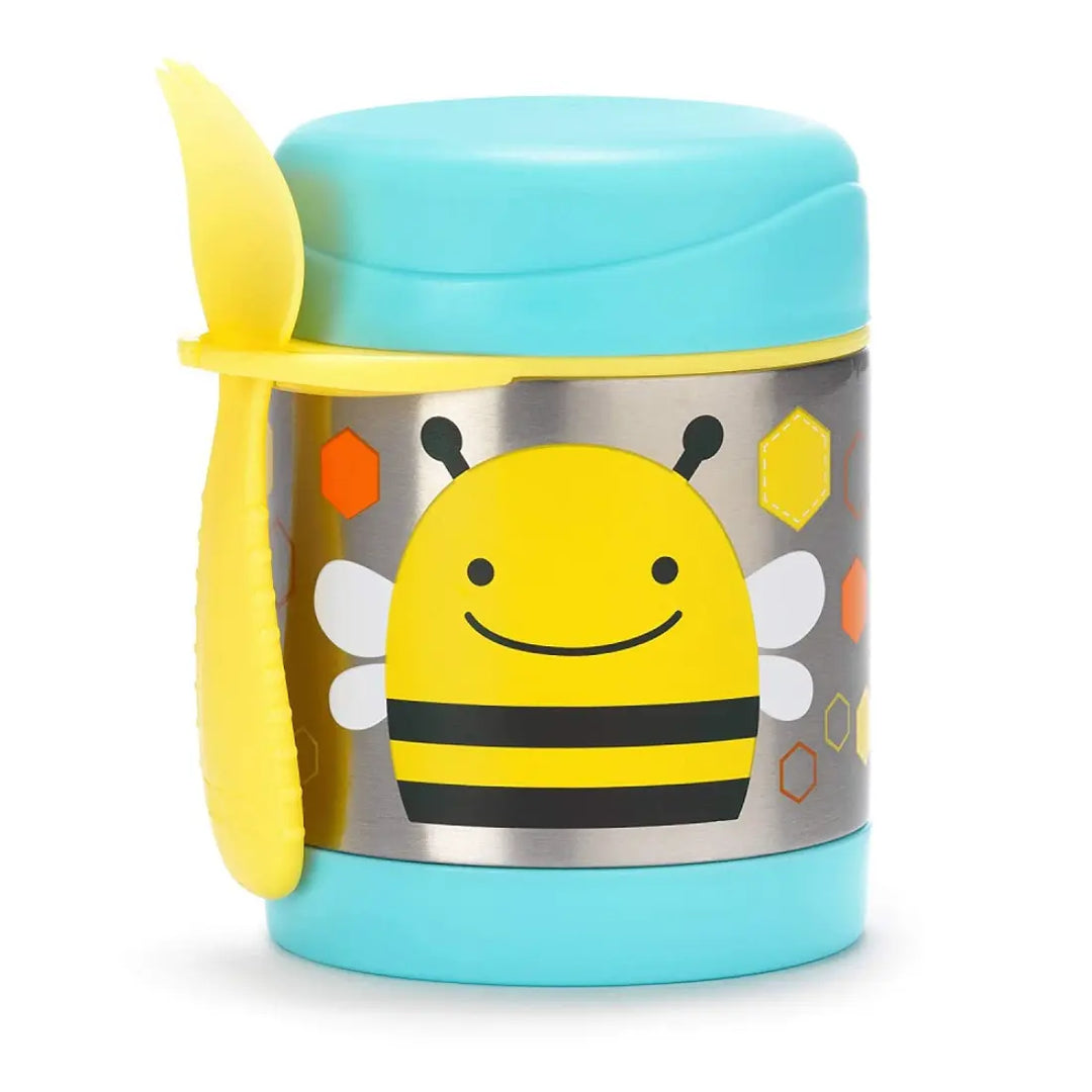 Skip Hop Zoo Insulated Little Kid Food Jar (Bee)