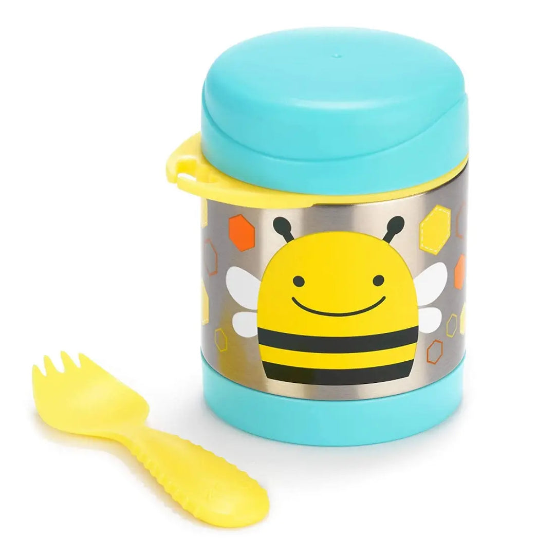 Skip Hop Zoo Insulated Little Kid Food Jar (Bee)