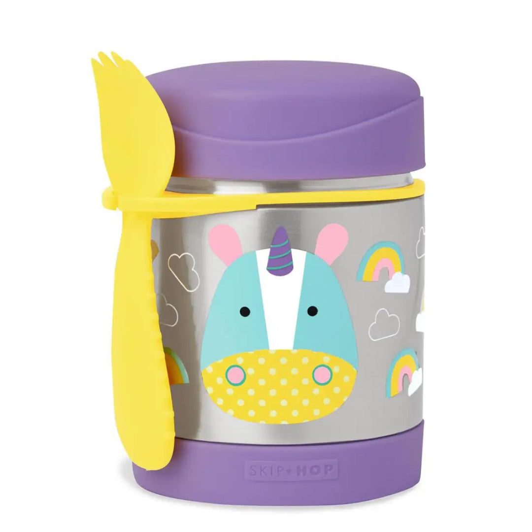 Skip Hop Zoo Insulated Little Kid Food Jar (Unicorn)