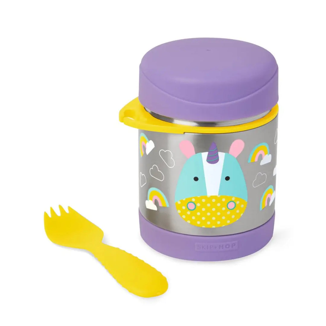 Skip Hop Zoo Insulated Little Kid Food Jar (Unicorn)