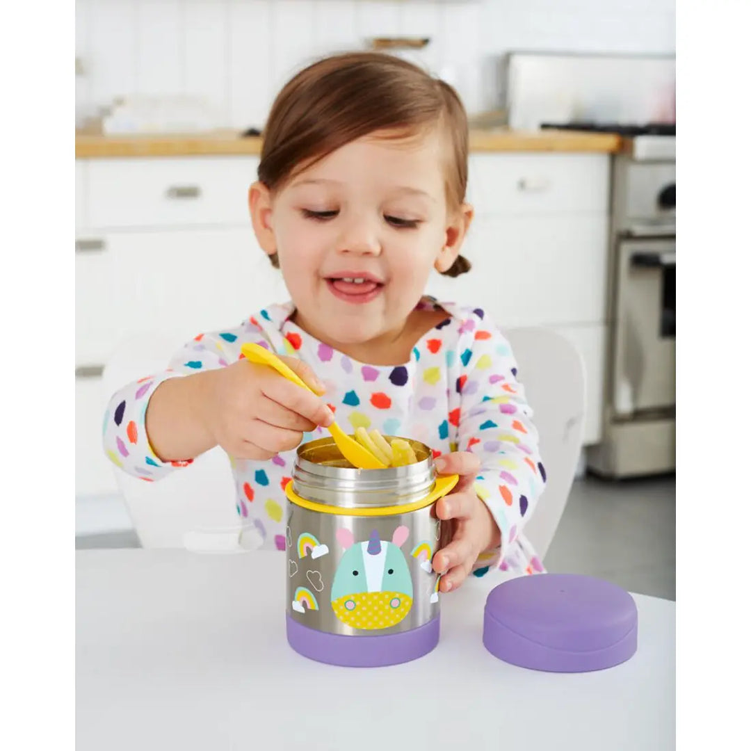 Skip Hop Zoo Insulated Little Kid Food Jar (Unicorn)