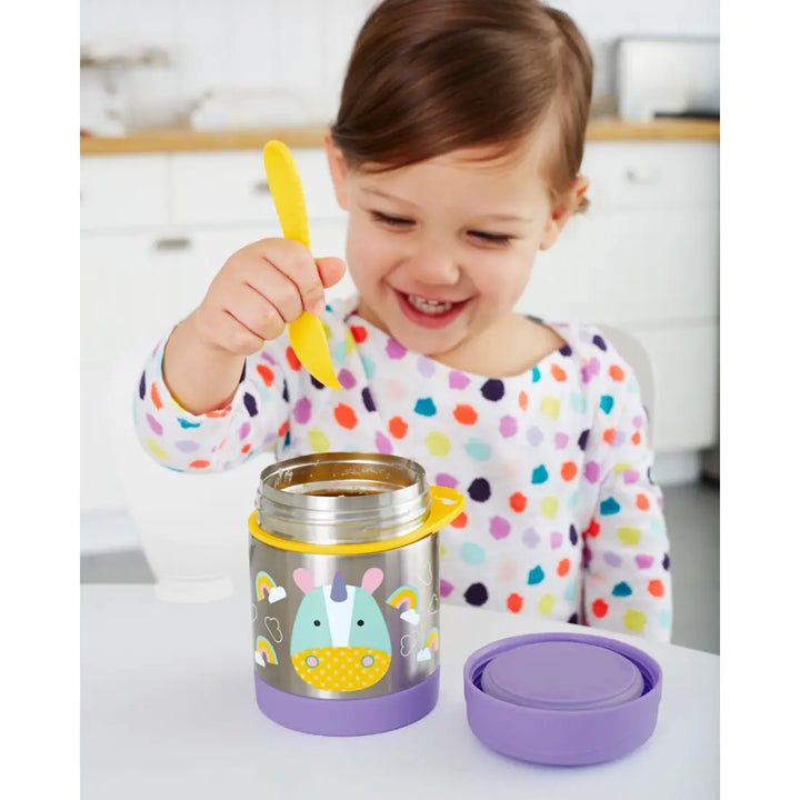 Skip Hop Zoo Insulated Little Kid Food Jar (Unicorn)