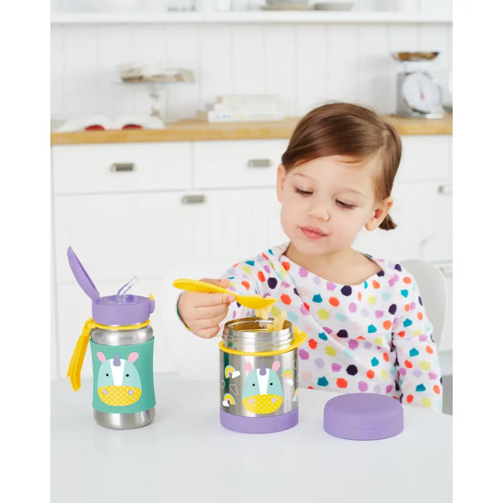 Skip Hop Zoo Insulated Little Kid Food Jar (Unicorn)