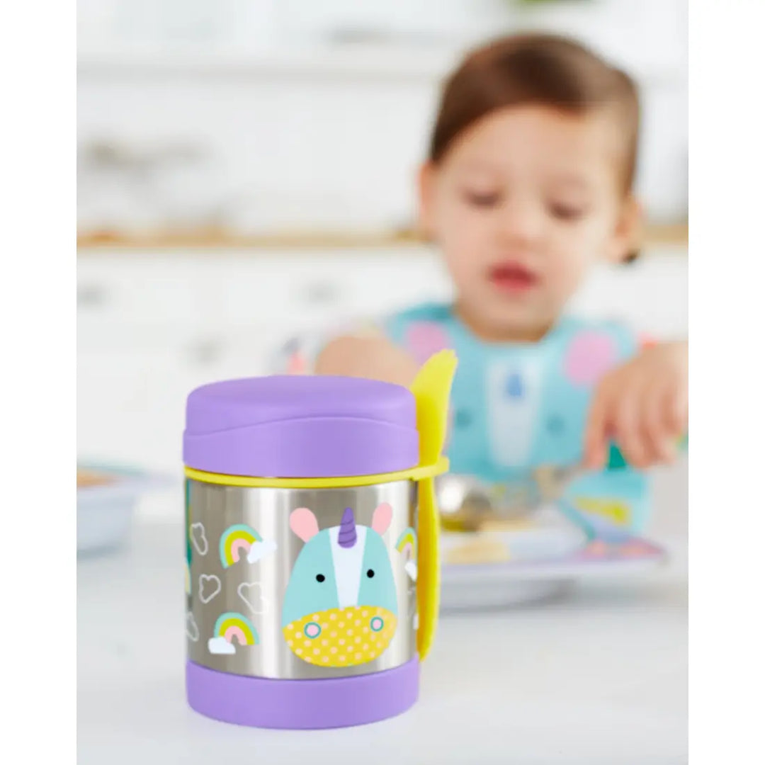 Skip Hop Zoo Insulated Little Kid Food Jar (Unicorn)