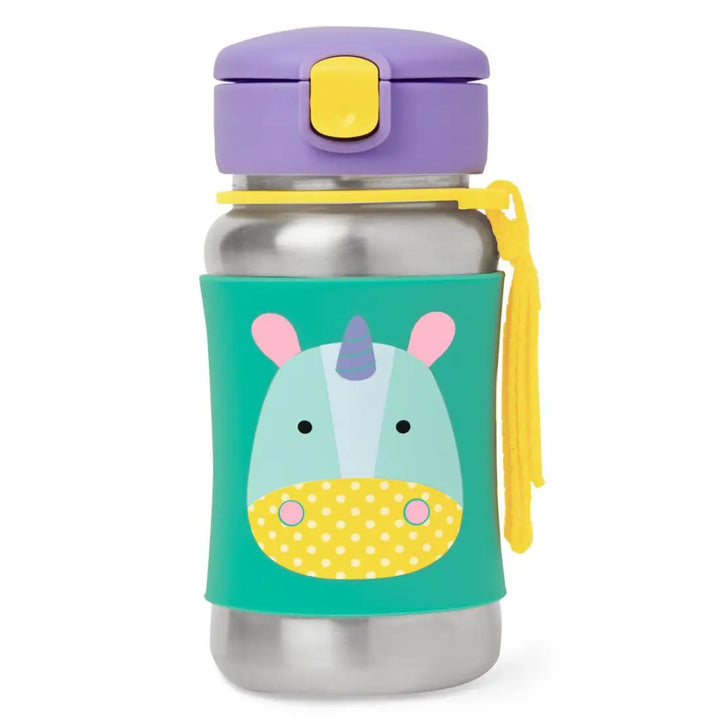 Skip Hop Zoo Stainless Steel Sports Bottle (Unicorn)