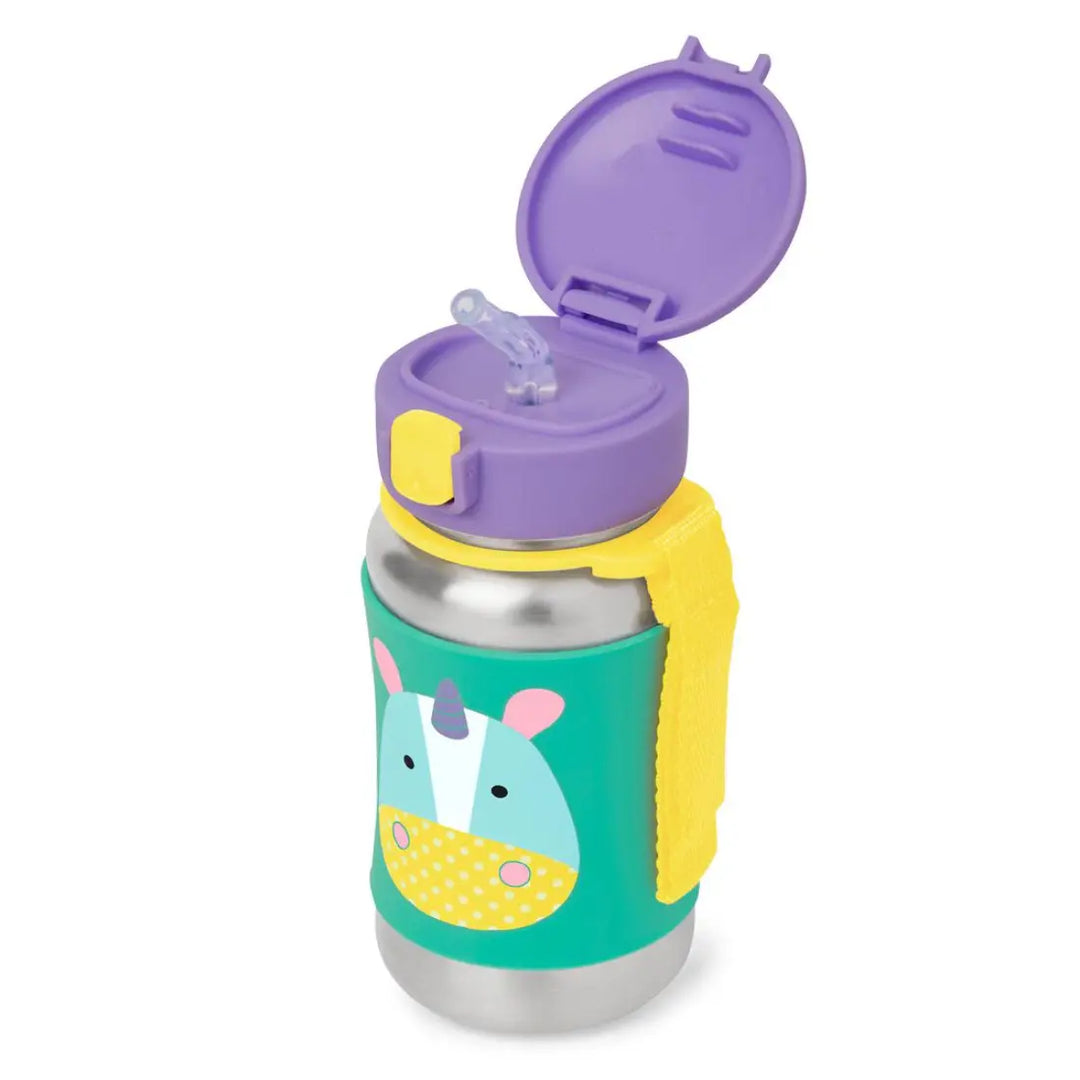 Skip Hop Zoo Stainless Steel Sports Bottle (Unicorn)