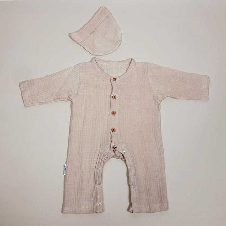 La Plume Newborn Organic Baby Romper