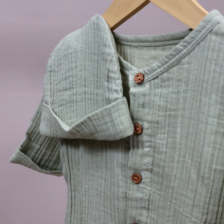 La Plume Newborn Organic Baby Romper