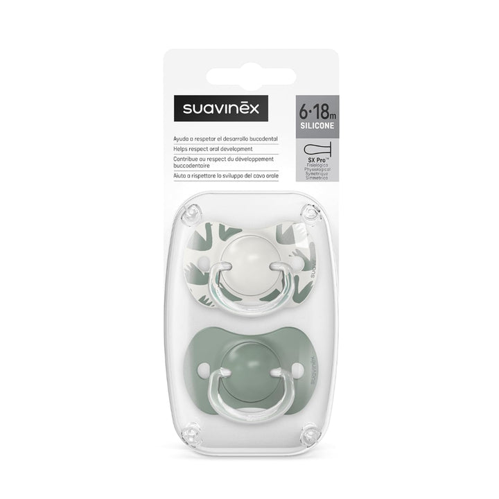 Suavinex Physiological Soothers with SX Pro Physiological Teat (Pack of 2)