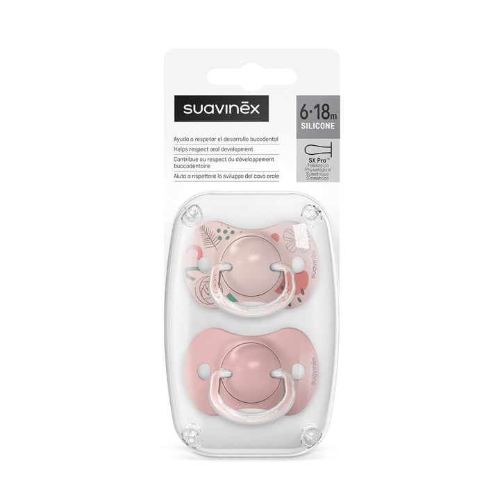 Suavinex Physiological Soothers with SX Pro Physiological Teat (Pack of 2)