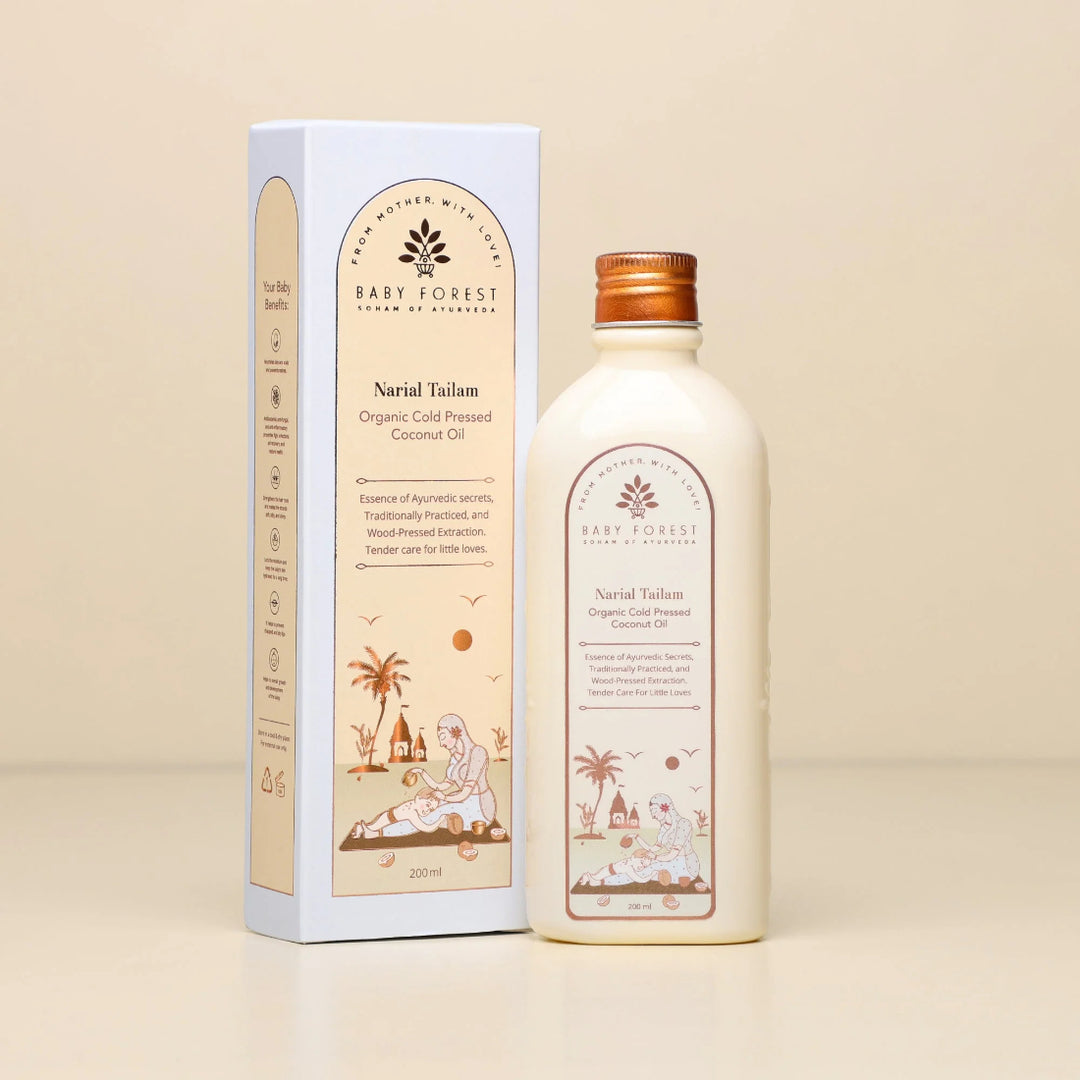 Baby Forest Narial Tailam Organic Cold Pressed Coconut Oil (200ml)