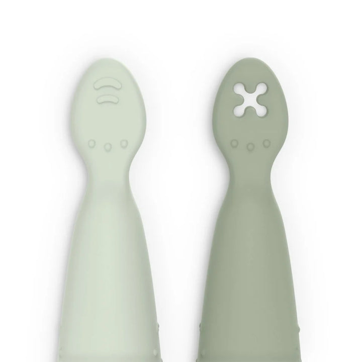 Suavinex Color Essence Silicone Spoon (6m+) (Green) (Pack of 2)