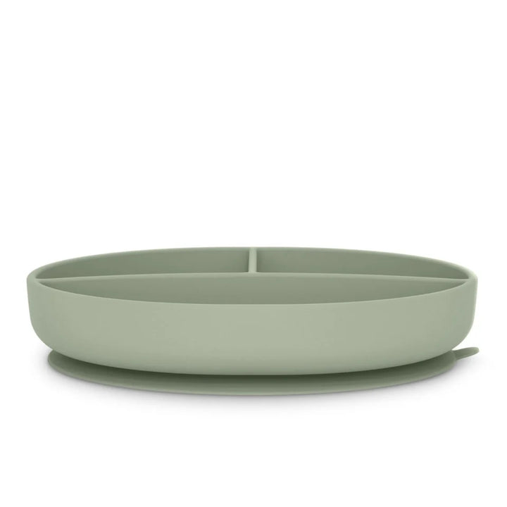 Suavinex Color Essence Silicone Divided Plate (6m+) (Green)