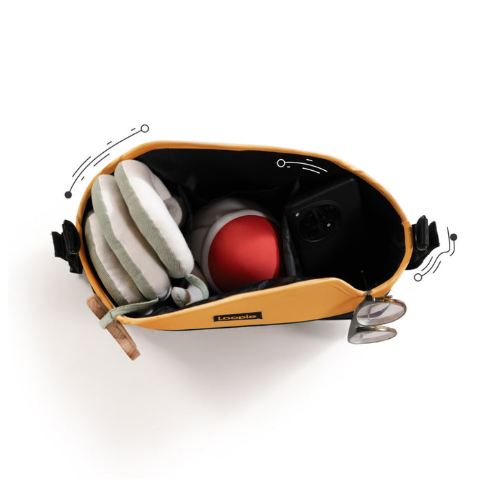 Loopie Organiser Bag | Baby Stroller Organiser Bag | Magnetic Closure | Baby Caddy Bag