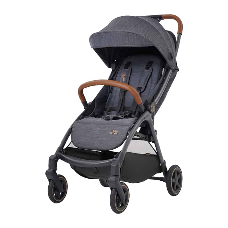 Britax Gravity II Auto One-Handed Fold Stroller (Blue Marble)