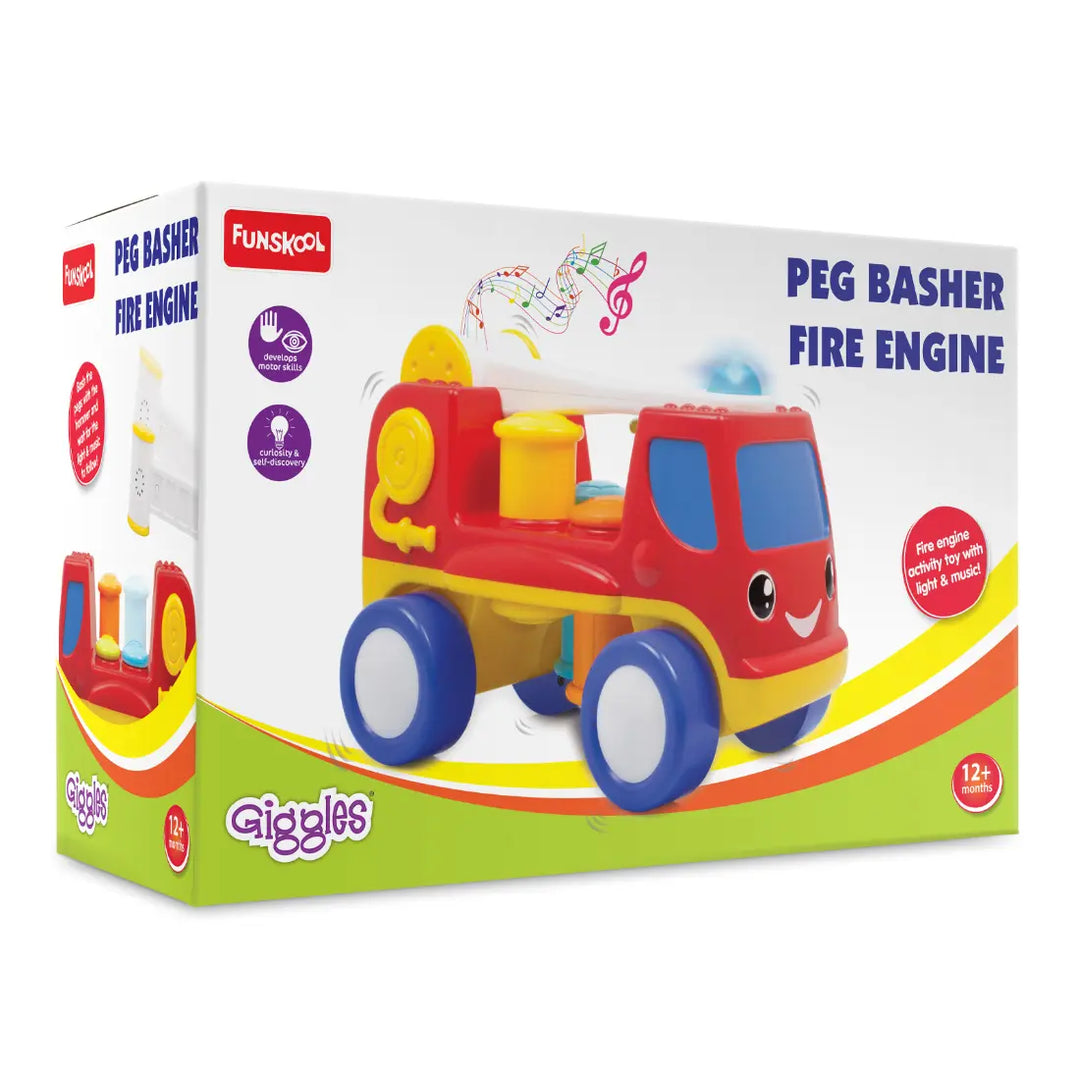 Giggles Peg Basher Fire Engine