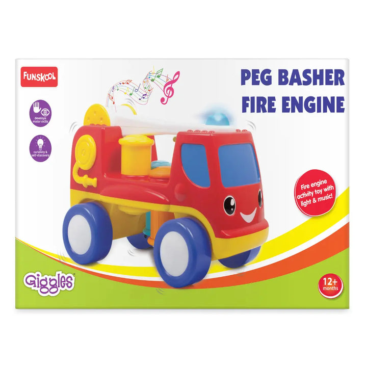 Giggles Peg Basher Fire Engine