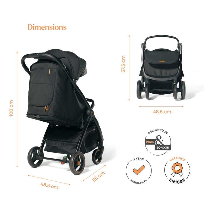 Loopie Hop | 0-4 Years | Travel Friendly Cabin Stroller