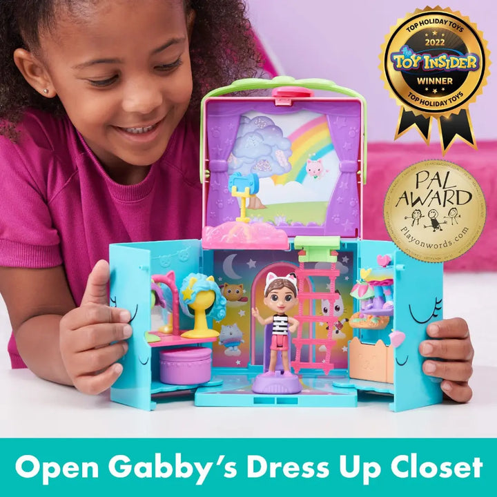 Gabby's Dollhouse Rainbow Closet Portable Playset