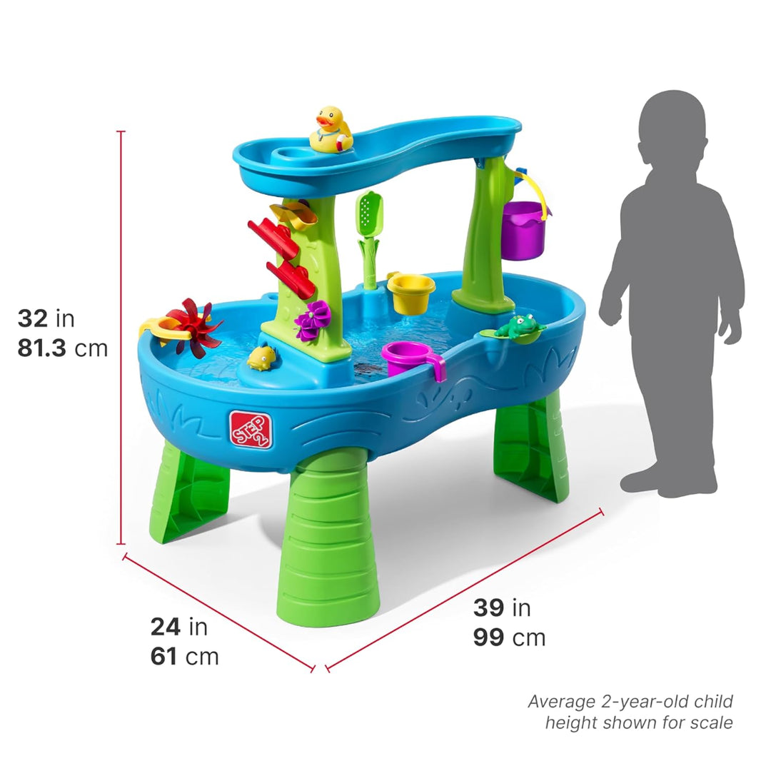 Step 2 Rain Showers Splash Pond Water Table Kids Water Play Table