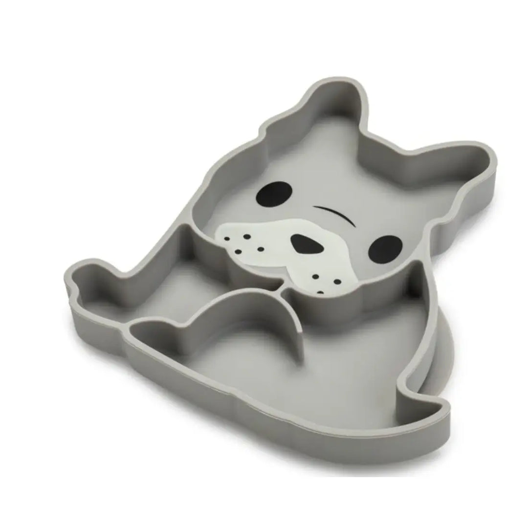 melii Silicone Divided Plate - Bulldog