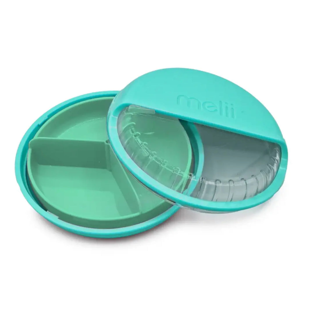 melii Spin Snack Container (Blue & Mint)