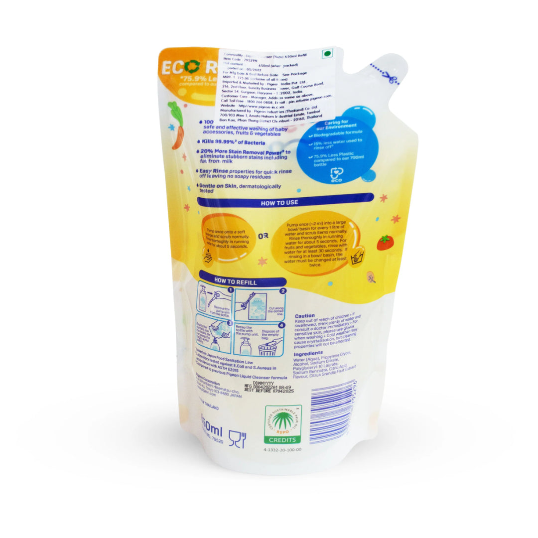 Pigeon Liquid Cleanser Yuzu