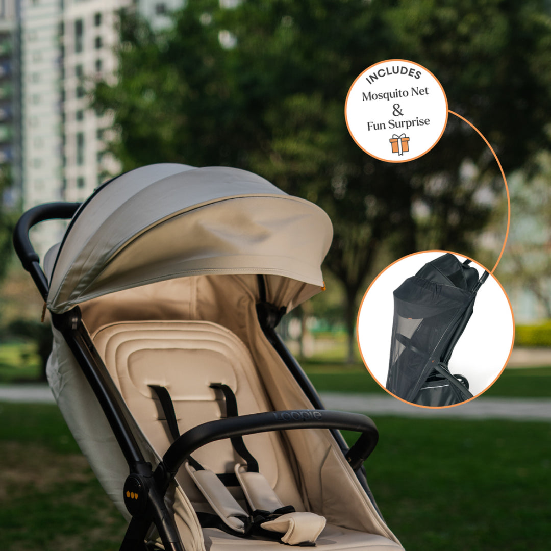 Loopie Hop | 0-4 Years | Travel Friendly Cabin Stroller