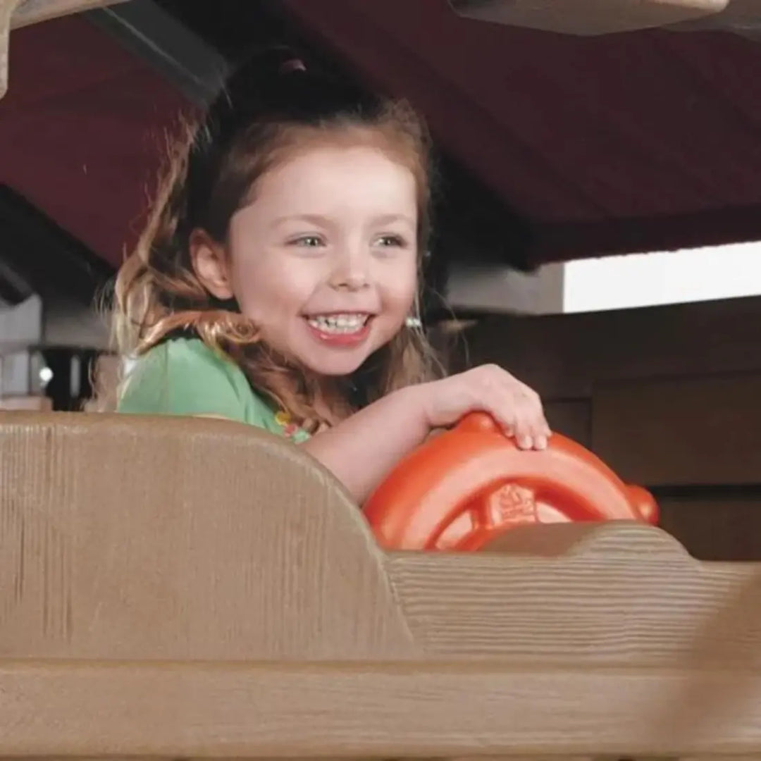 Step2 Naturally Playful Adventure Lodge Play Center with Glider