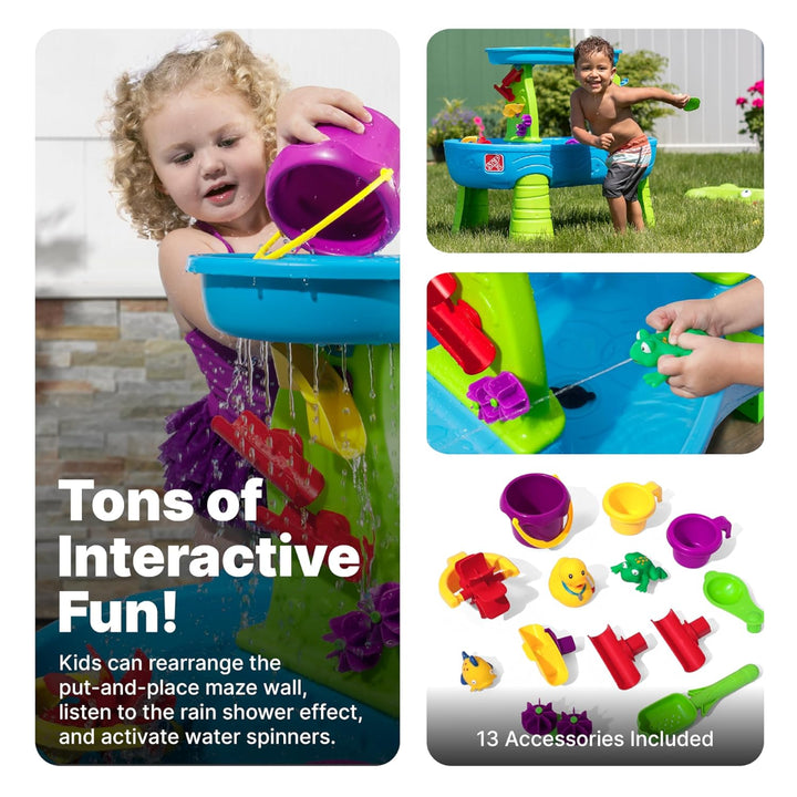 Step 2 Rain Showers Splash Pond Water Table Kids Water Play Table