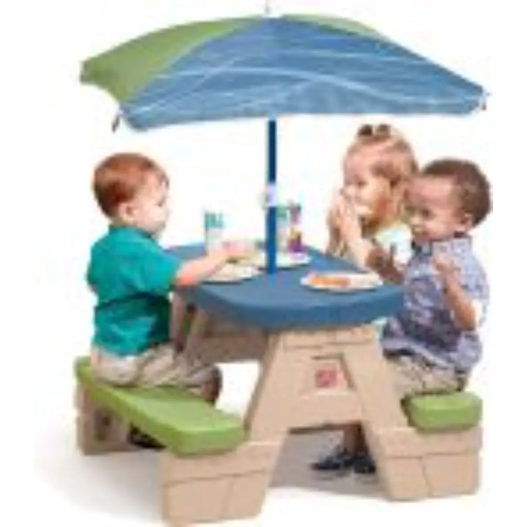 Step2 Sit & Play Picnic Table with Umbrella