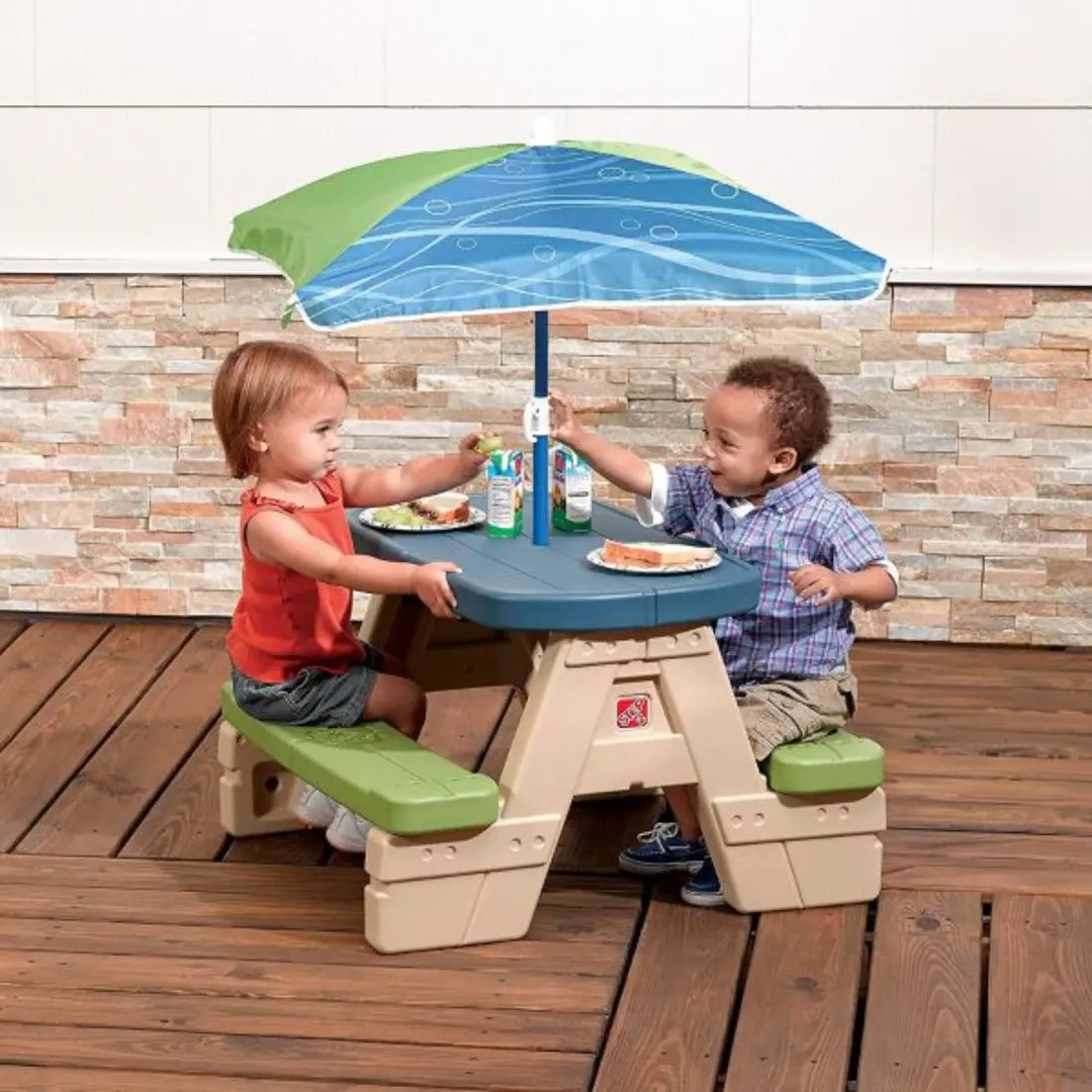 Step2 Sit & Play Picnic Table with Umbrella