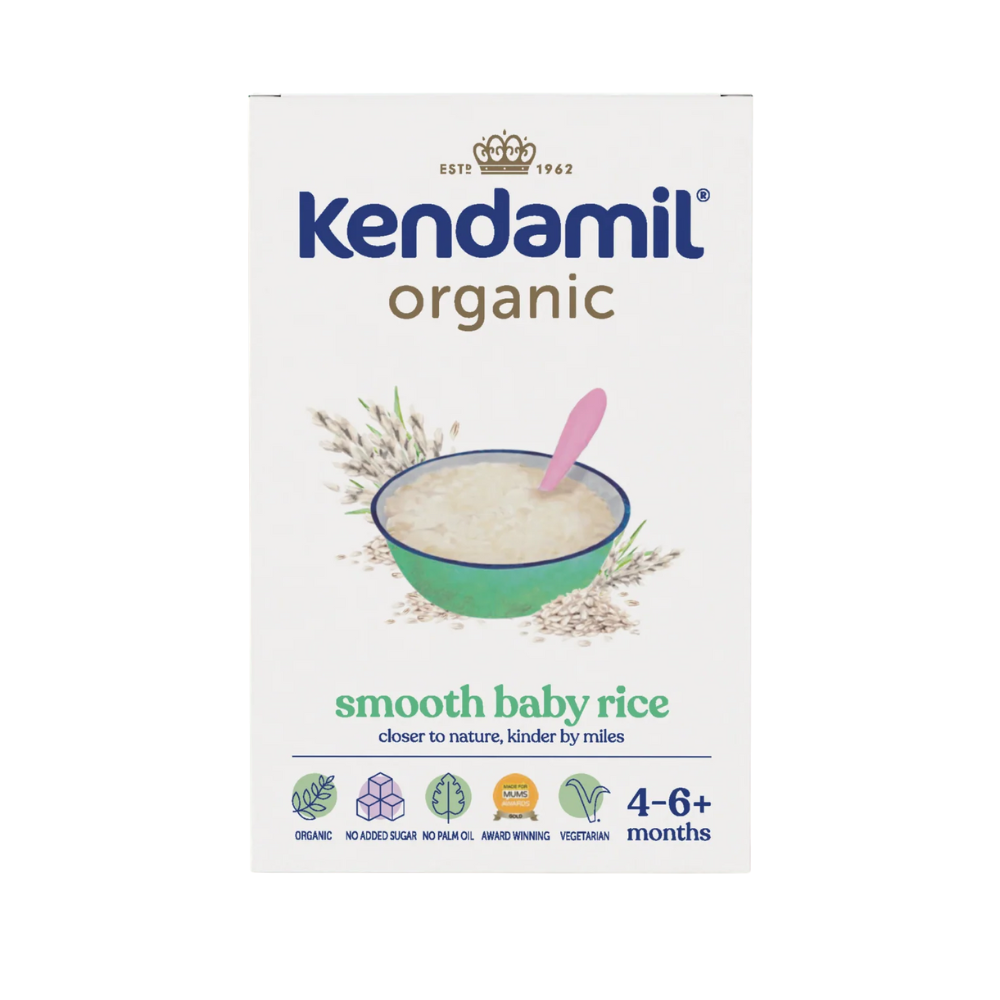 Kendamil Organic Smooth Baby Rice (4-6+ Months) (120g)