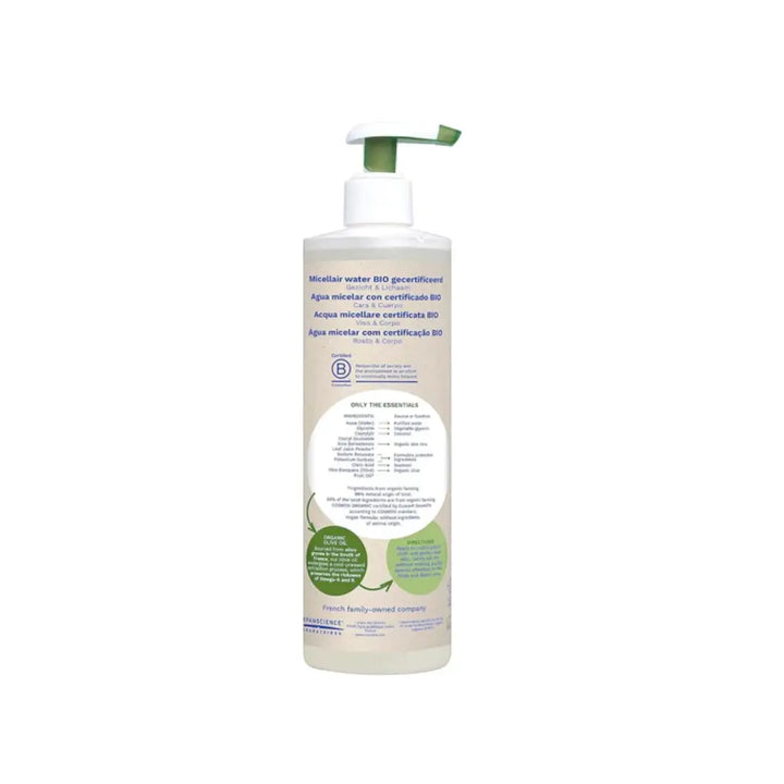 Mustela Certified Organic Micellar Water Face & Body (400 ml)