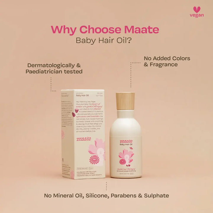 Maate Baby Hair Oil (150ml)