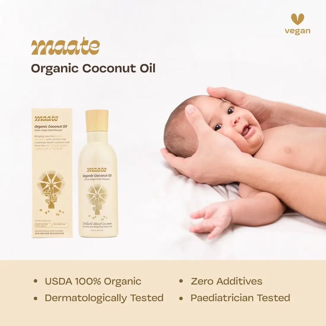 Maate Organic Coconut Oil (200ml)